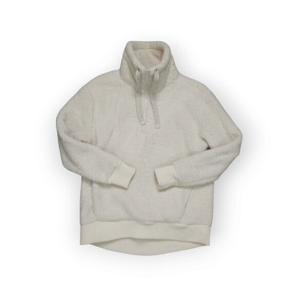Athleta Talus‎ Sherpa 1/2 Zip Pullover Sweater Womens XS - Picture 1 of 8